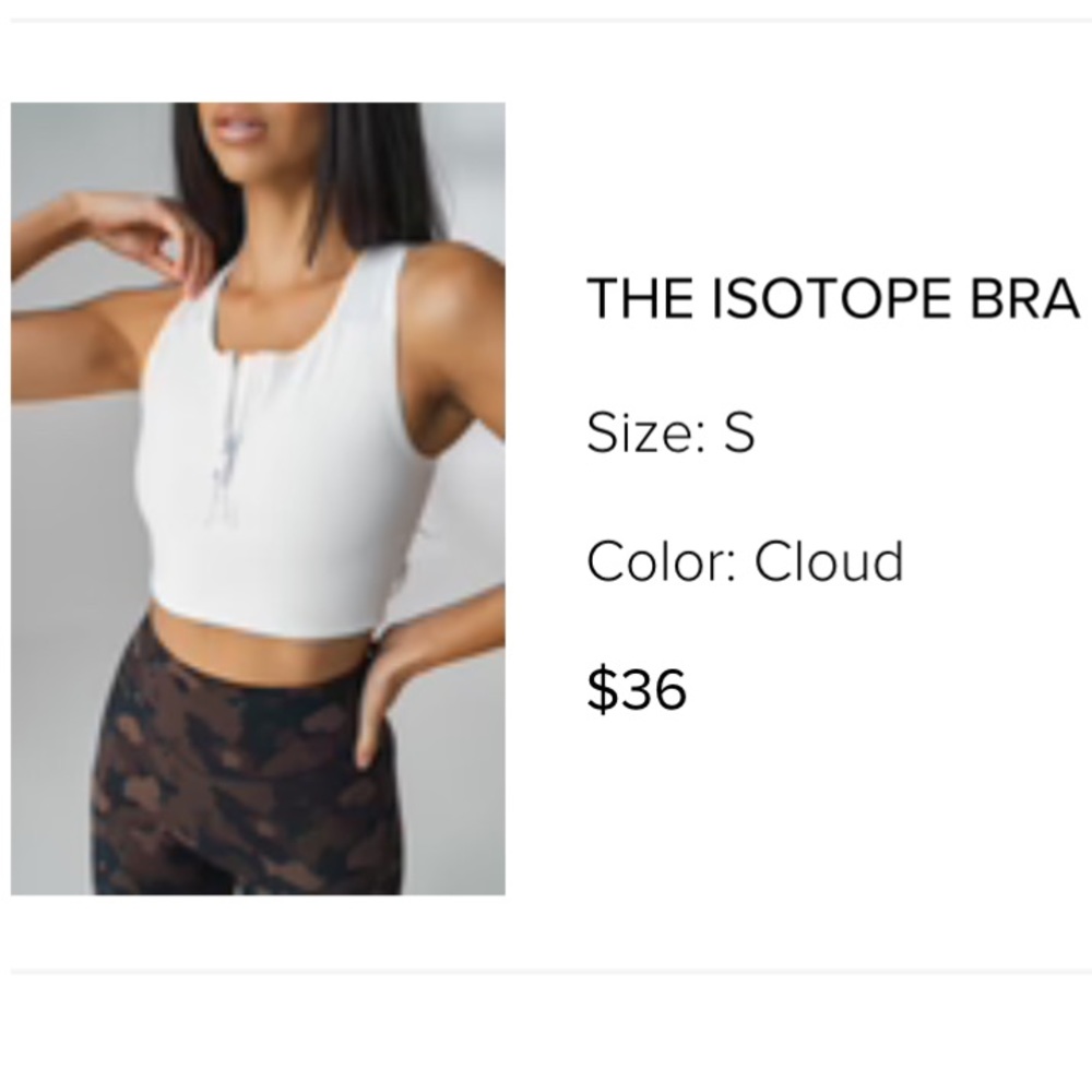 Balance Athletica isotope bra never worn! Too big for me